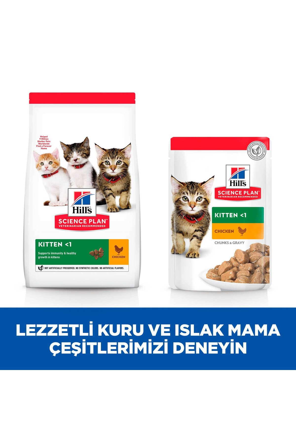 SCIENCE PLAN Tavuklu Yavru Kedi Pouch 85g x 12 Adet