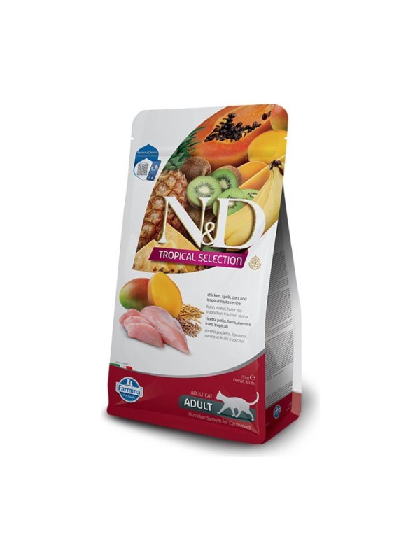 N&d Tropıcal Selectıon Tavuklu Yetişkin Kedi Maması 10 kg