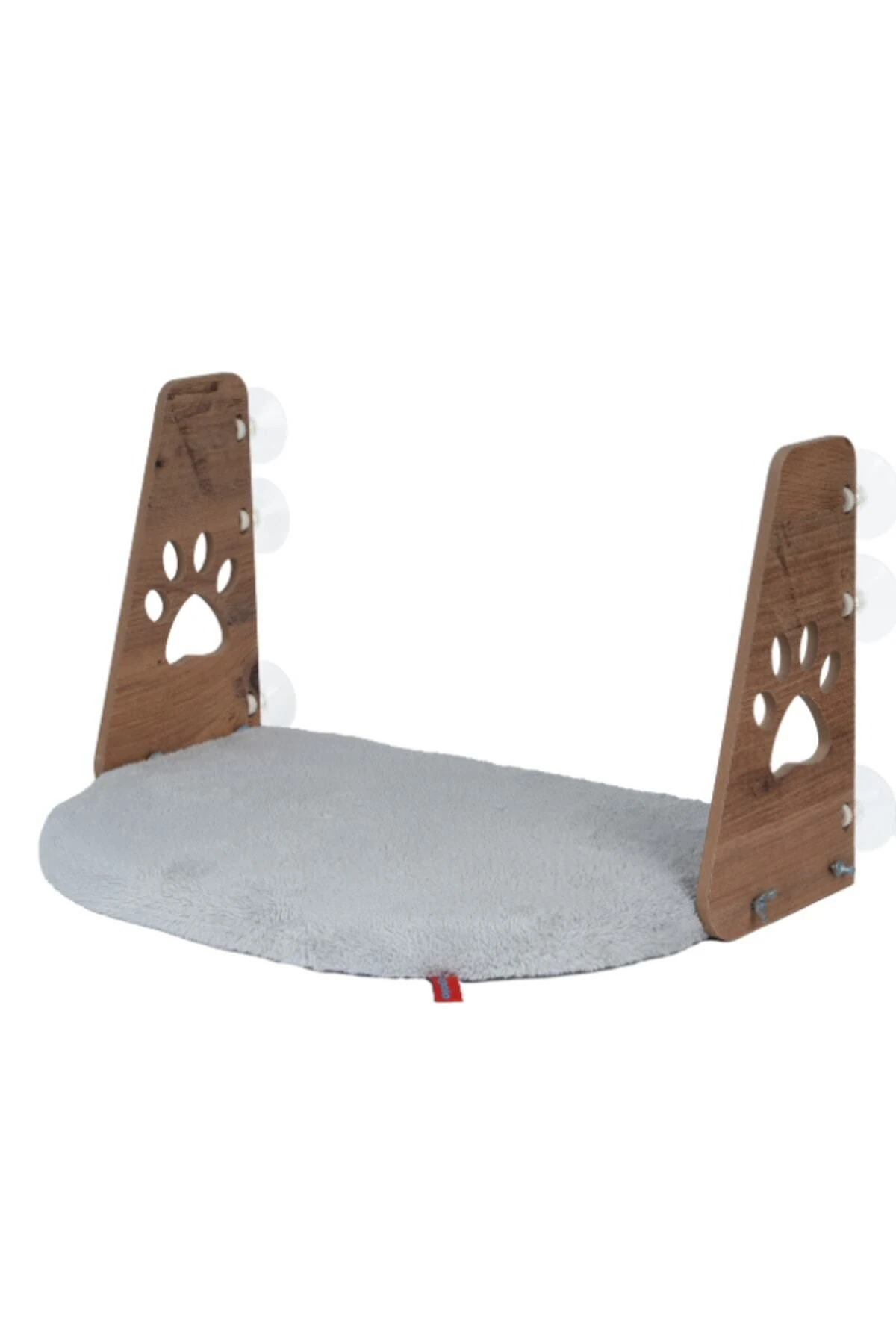 Petpal Cam Yatağı Vantuzlu Kedi Cam Yatağı Vantuzlu Yatak Gri