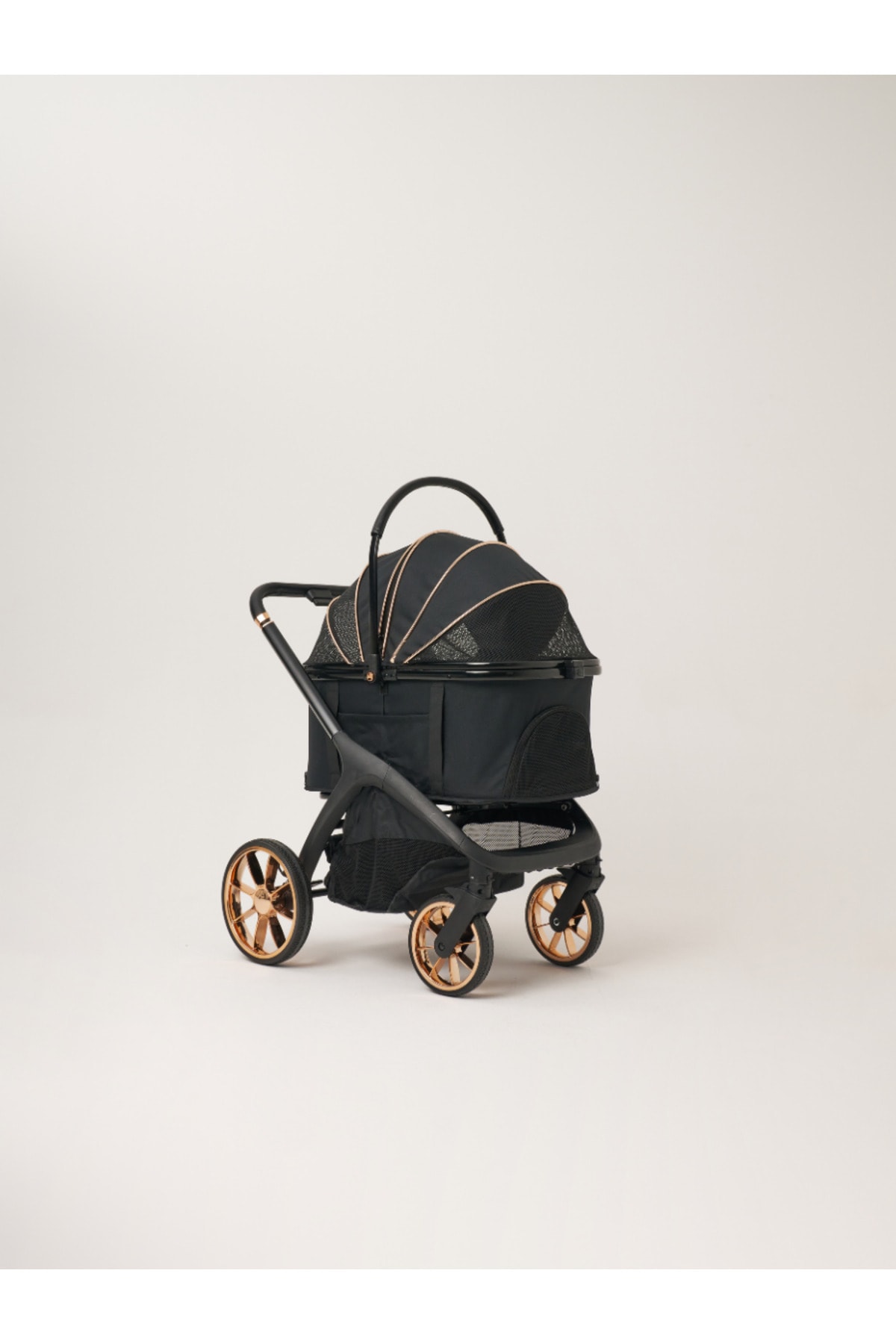 Zampa Solaris Kedi & Köpek Arabası Siyah 55x88x95