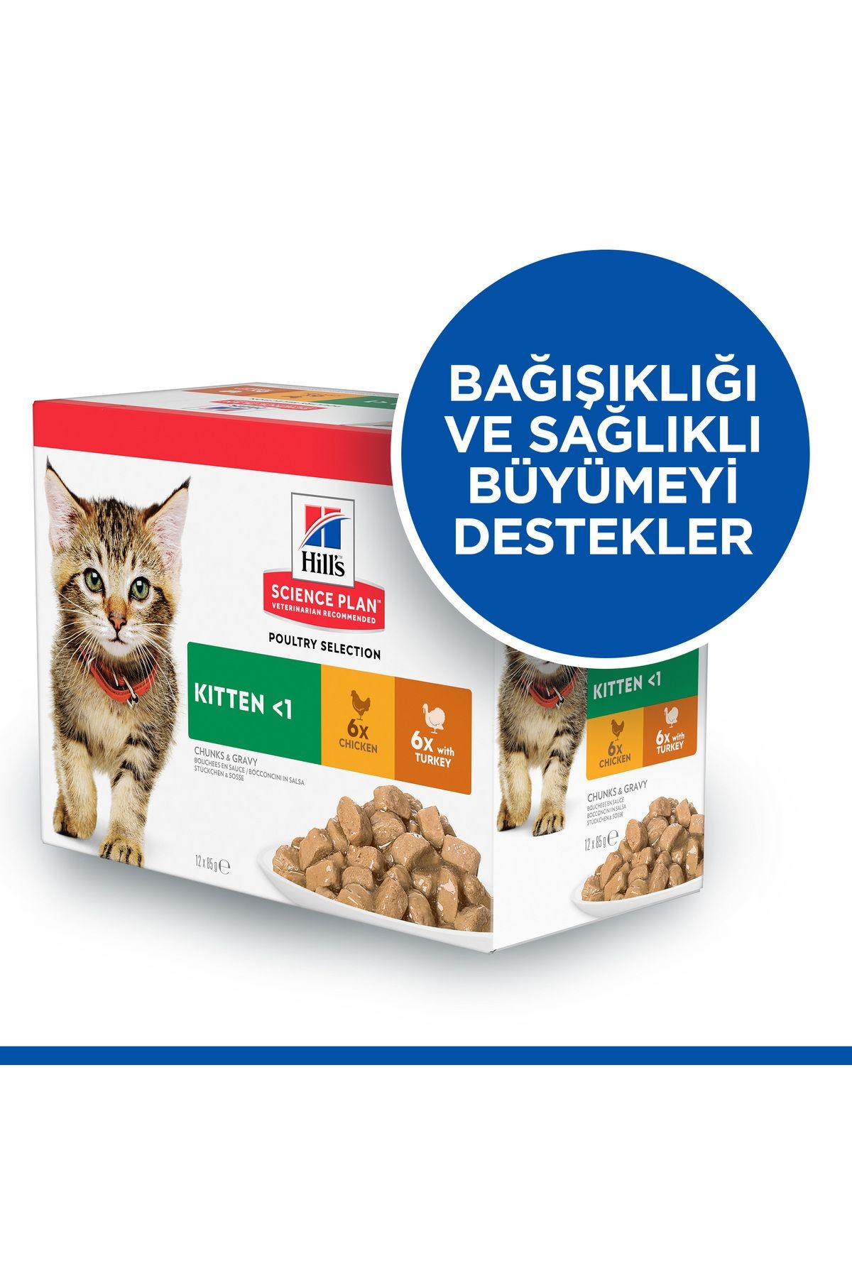 SCIENCE PLAN Tavuklu Yavru Kedi Pouch 85g x 12 Adet