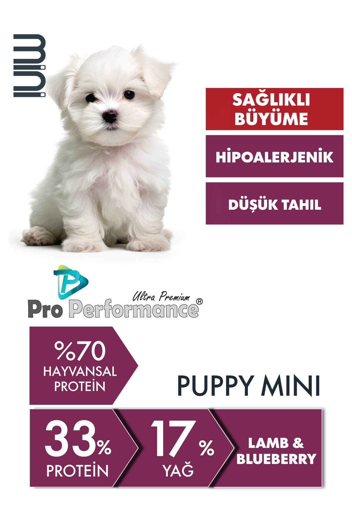 Pro Performance Puppy Mini Lamb&blueberry 2 Kg