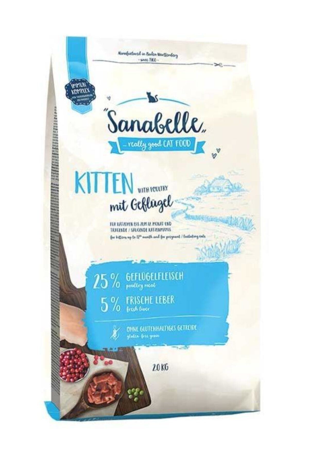 Sanabelle Kitten Yavru Tahılsız Kedi Maması 2 Kg