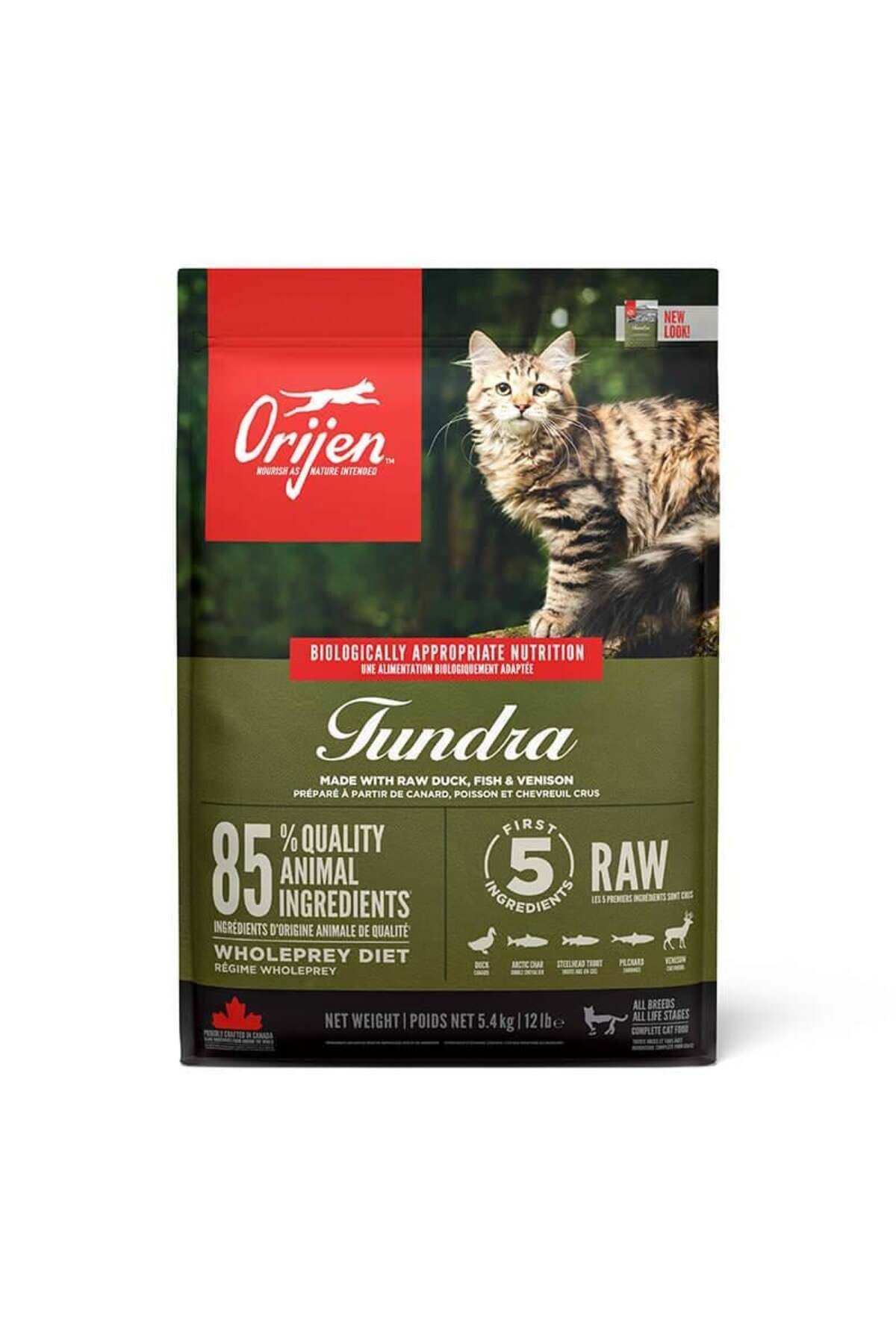 Orijen Tundra Tahılsız Kedi Maması 5,4 Kg