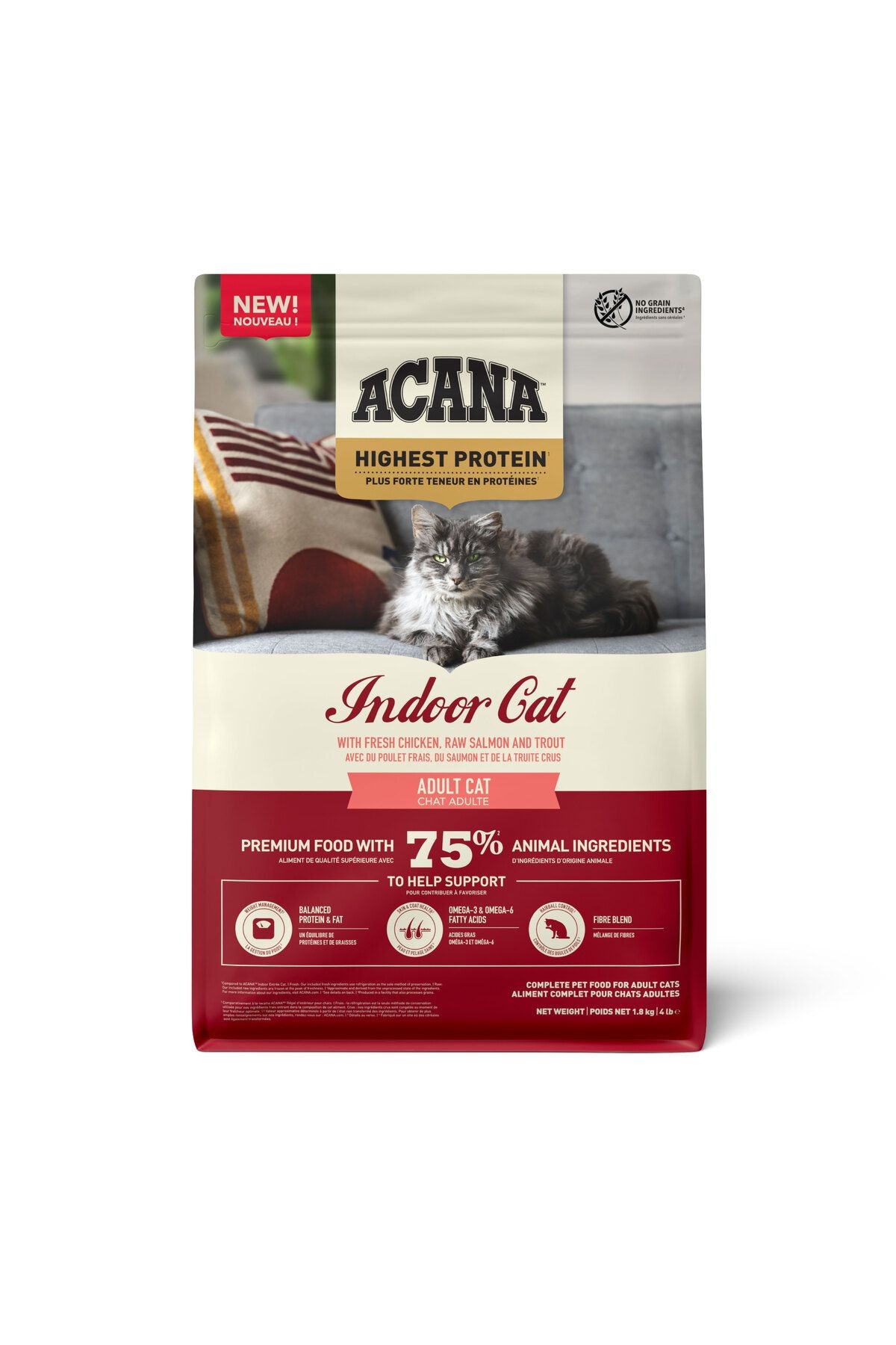 Highest Protein (Yüksek Protein) Indoor Yetişkin Kedi Maması 1,8 kg