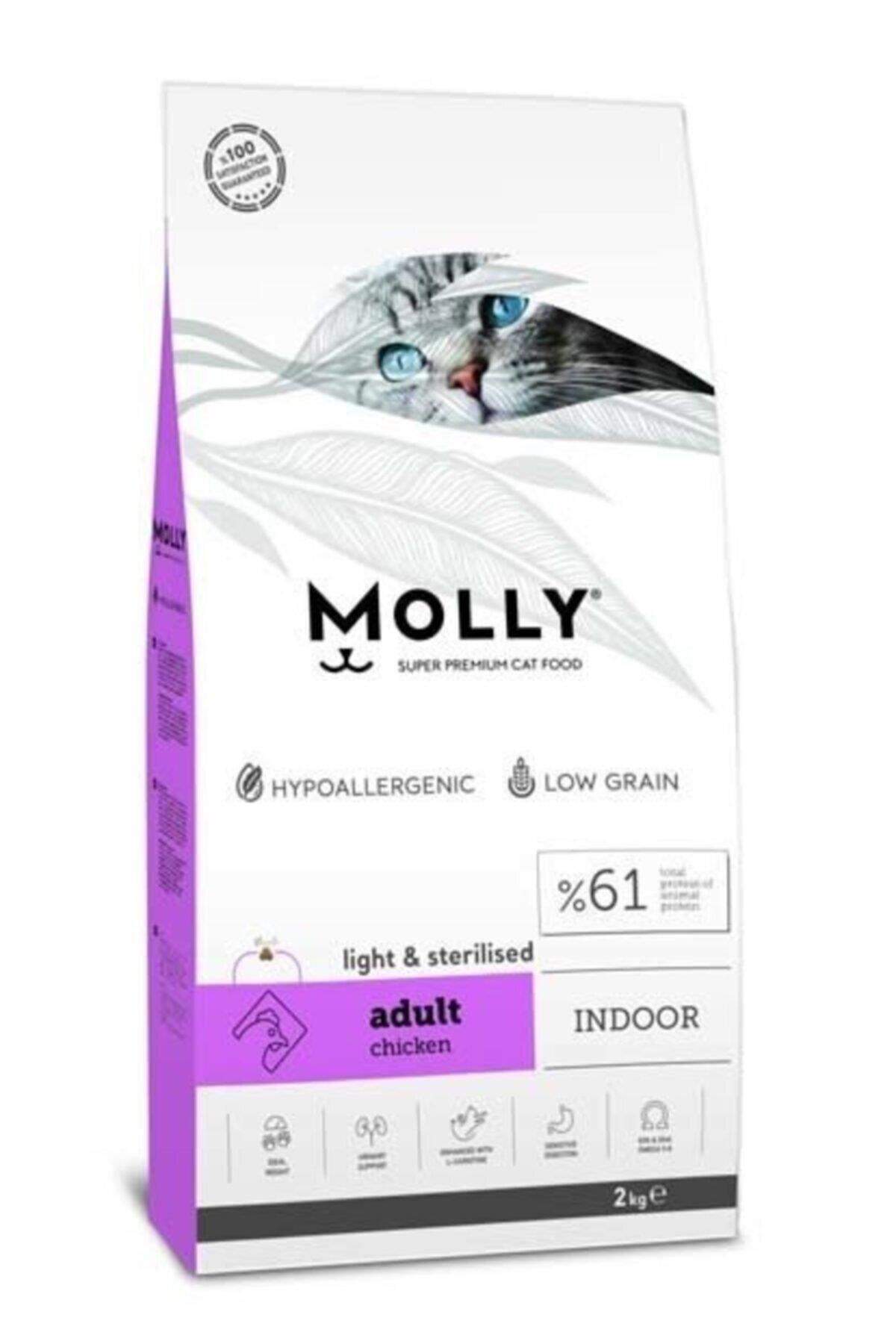 Molly Hipoalerjenik Tavuklu Kısırlaştırılmış Yetişkin Kedi Maması 15 Kg
