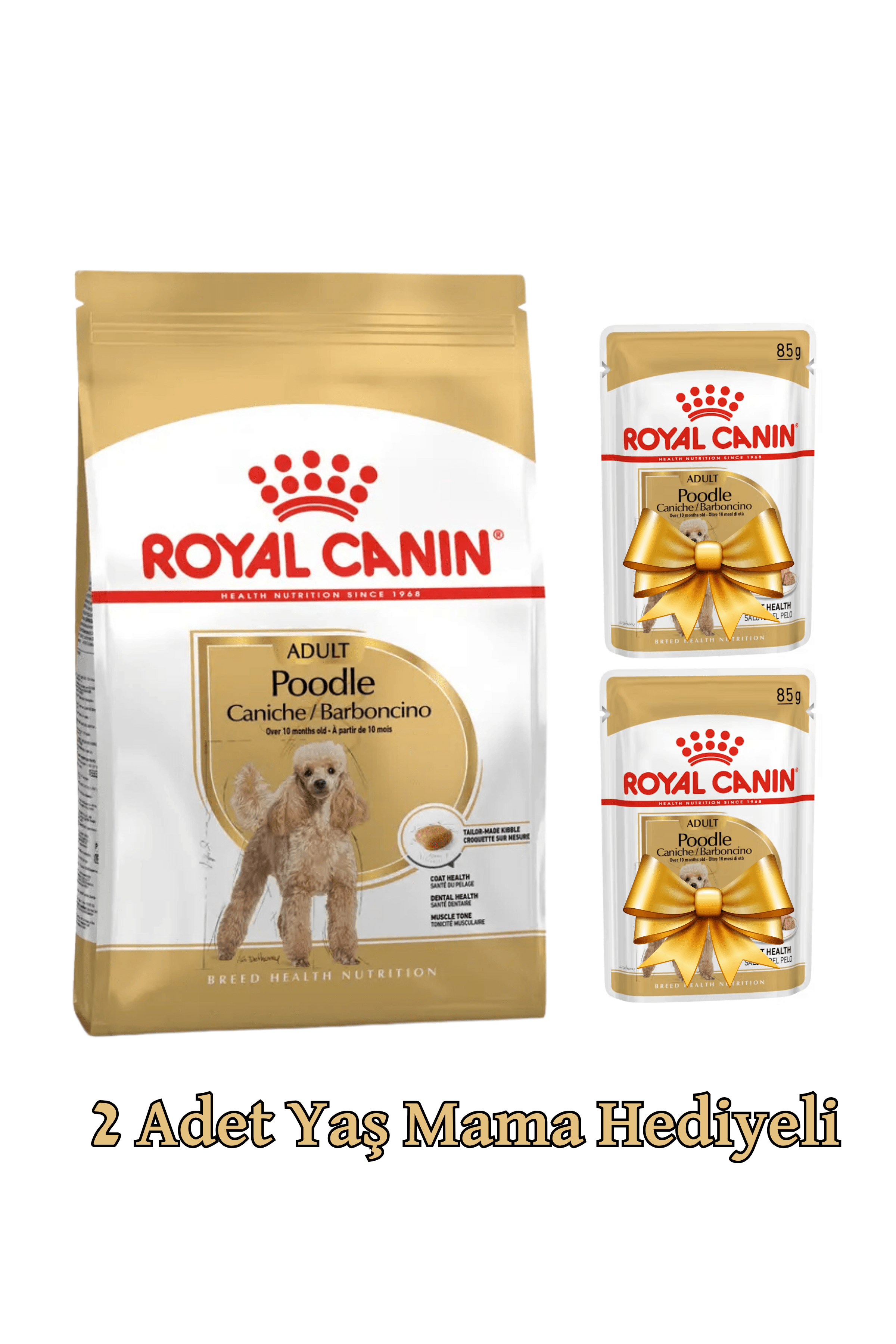 Royal Canin Poodle Yetişkin Köpek Maması 3 kg Bundle