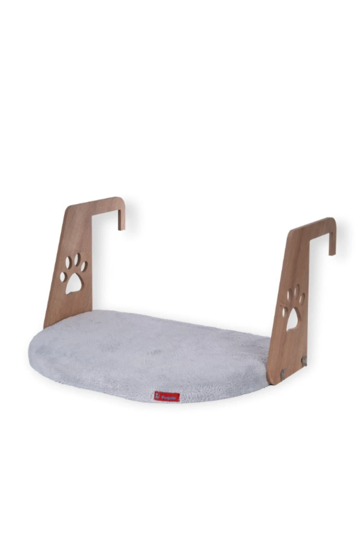 Petpal Kalorifer Petek Radyatör Yatağı Kedi Köpek Geniş Kalorifer Yatağı Peluş Gri Renkte