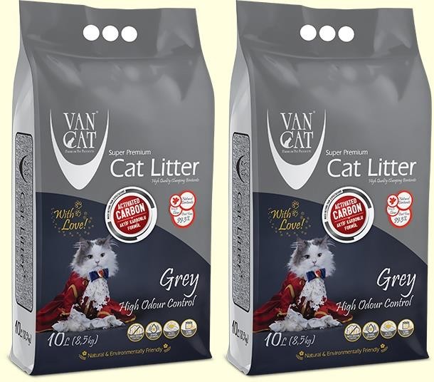 Vancat Aktif Karbonlu Süper Topaklanan Premium 10 Lt x 2 Adet
