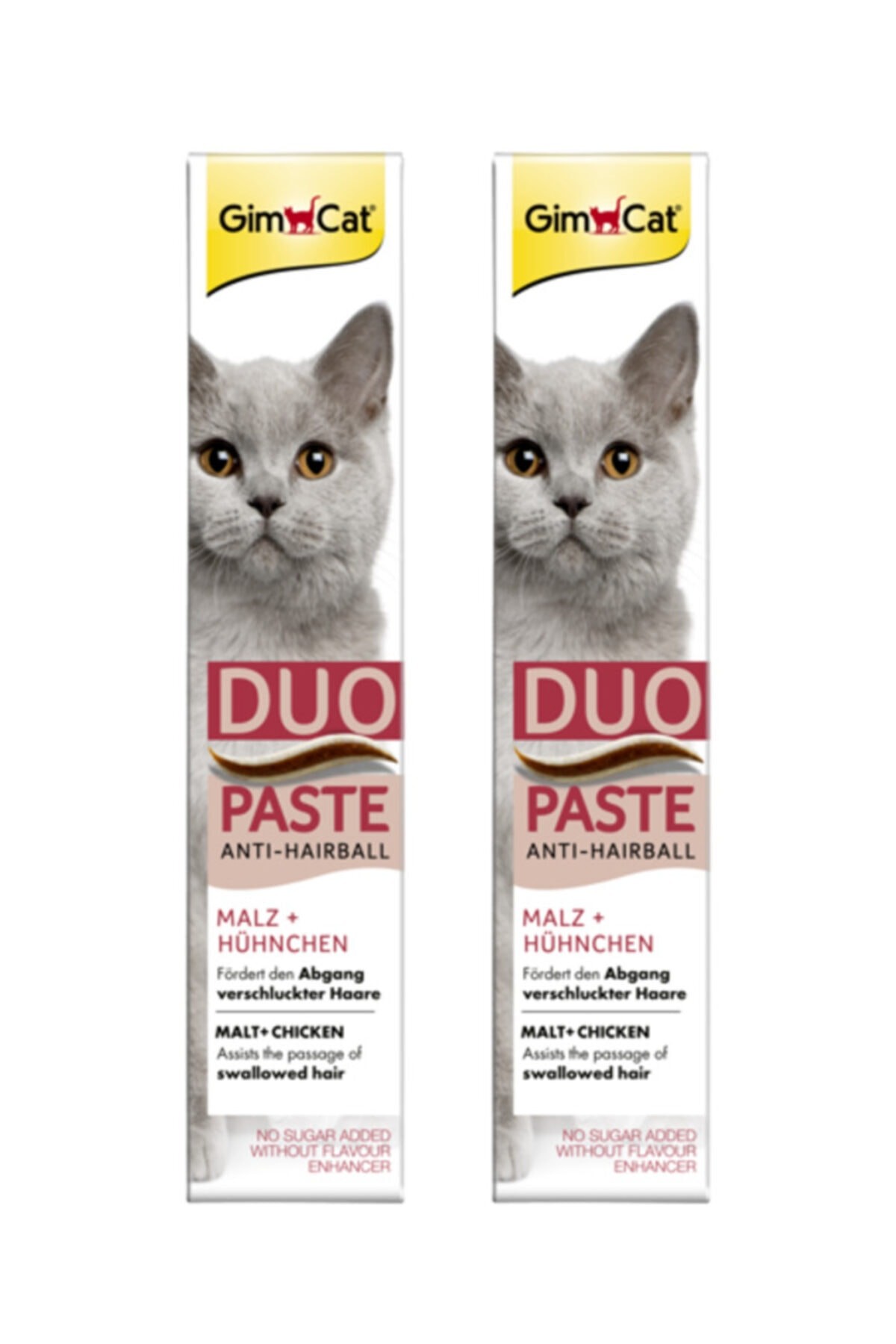 Gimcat Duo Paste Anti Hairball Tavuklu Malt Kedi Macunu 50 gr x 2 Adet