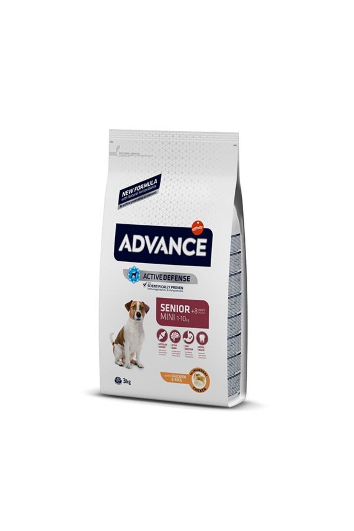 Advance Dog Adult Mini Senior Köpek Maması 3 Kg