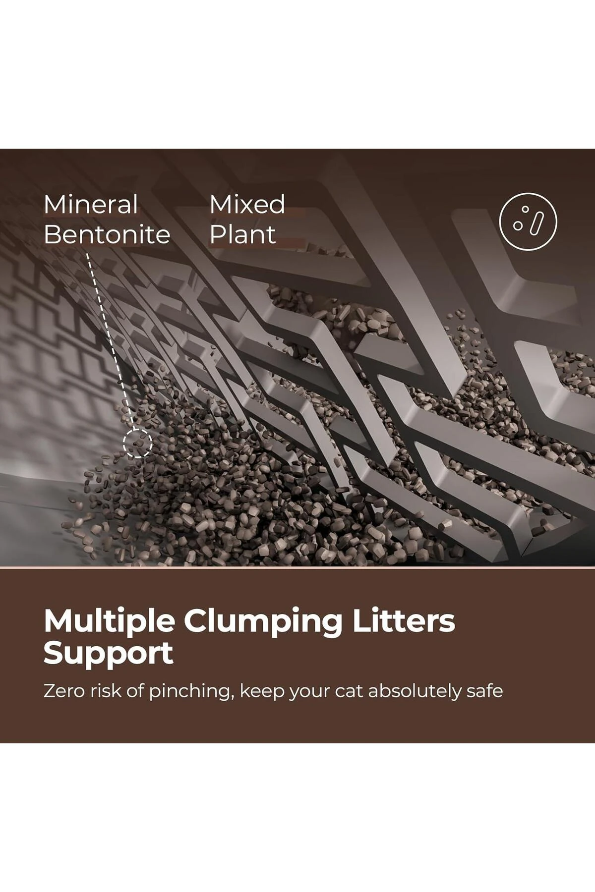 ELS PET Otomatik Koku Kontrollü Akıllı Kedi Tuvaleti