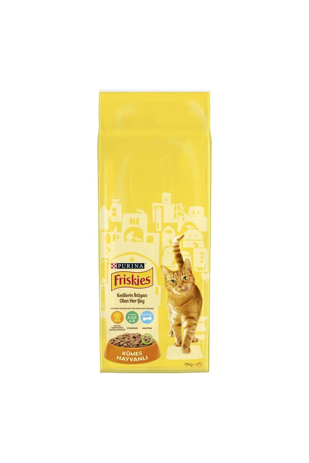 Friskies Kümes Hayvanlı Yetişkin Kedi Maması 15 Kg