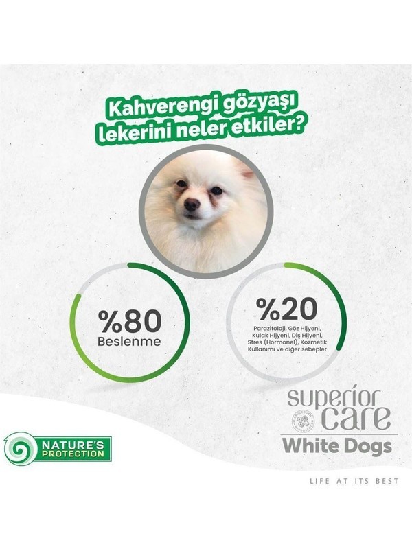 Natures Protection Nature's Protection Superior Care White Dogs Tahılsız Somunlu Yavru Köpek Maması 1,5 kg