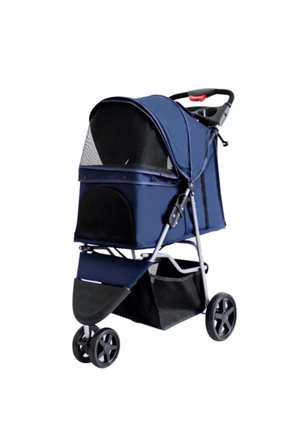 Zampa TriBoro Kedi ve Köpek Arabası Lacivert 45x80x90 Cm