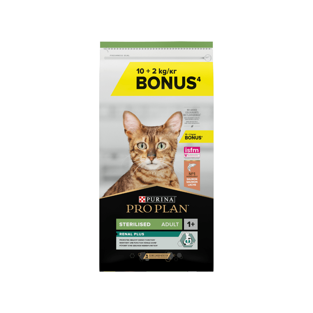 Proplan Steril Somon Kedi Maması 10 + 2 Kg Bonus Paket