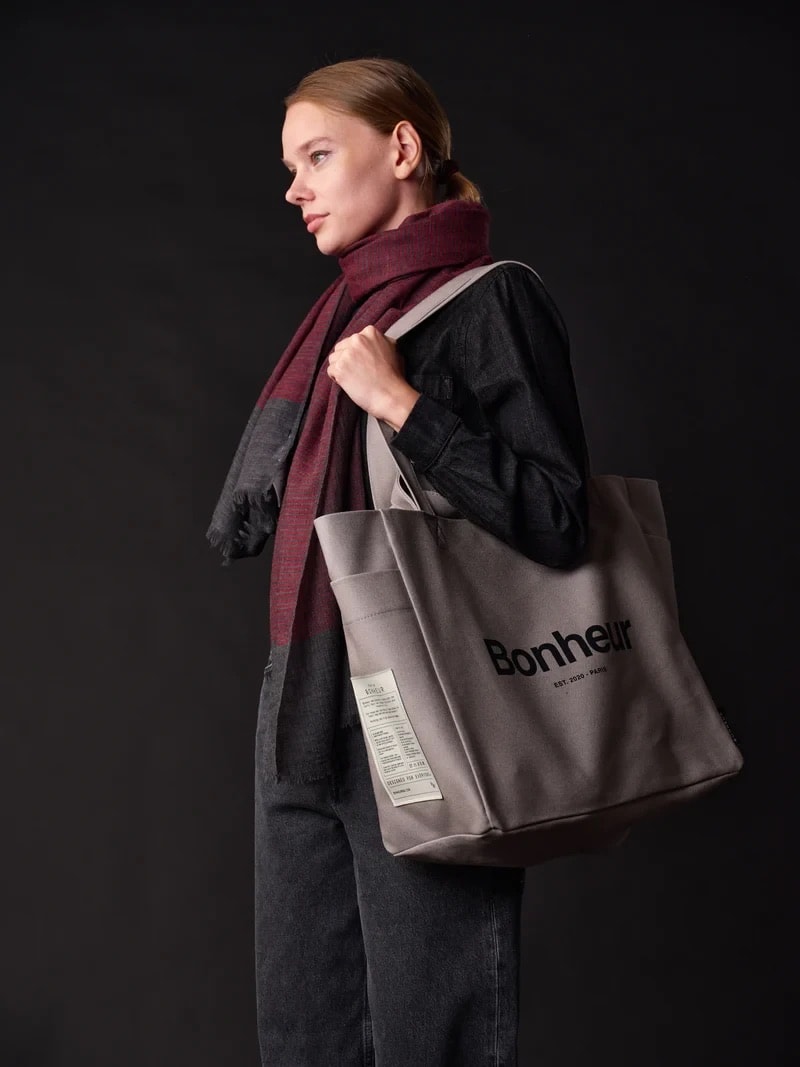 Bonheur N°4 Kanvas Çanta-
