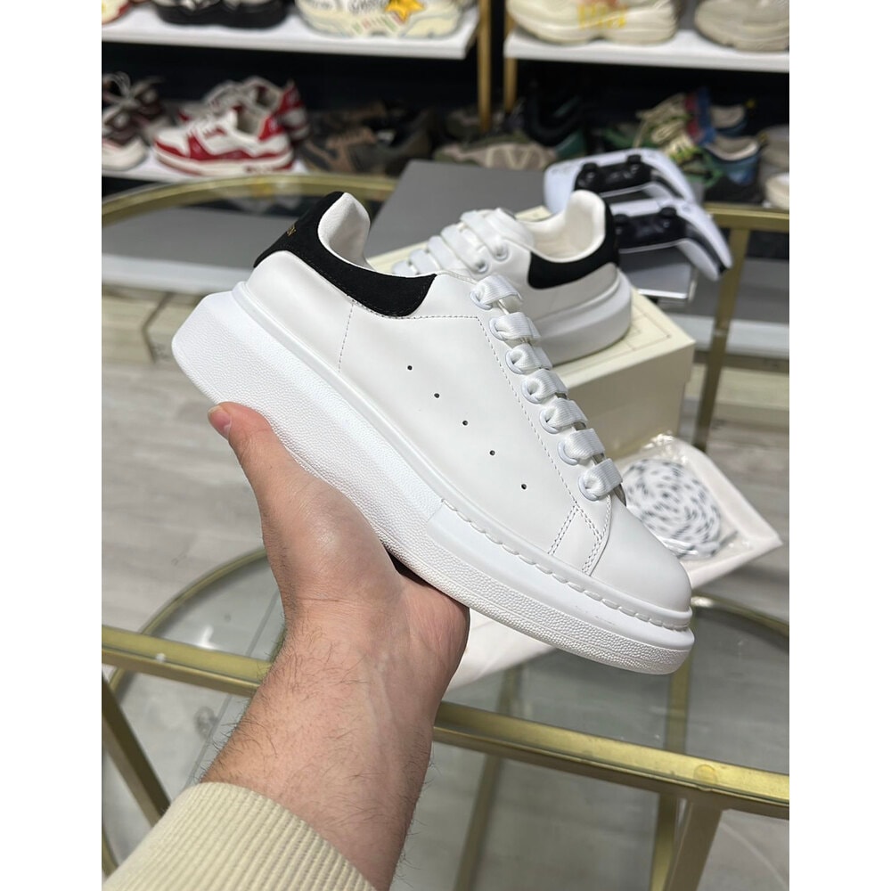 alexander mcqueen arka siyah süet
