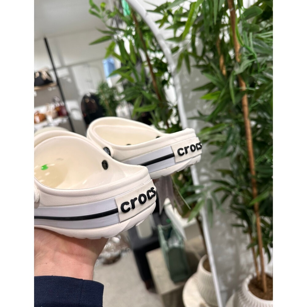 Crocs Terlik beyaz siyah klasik