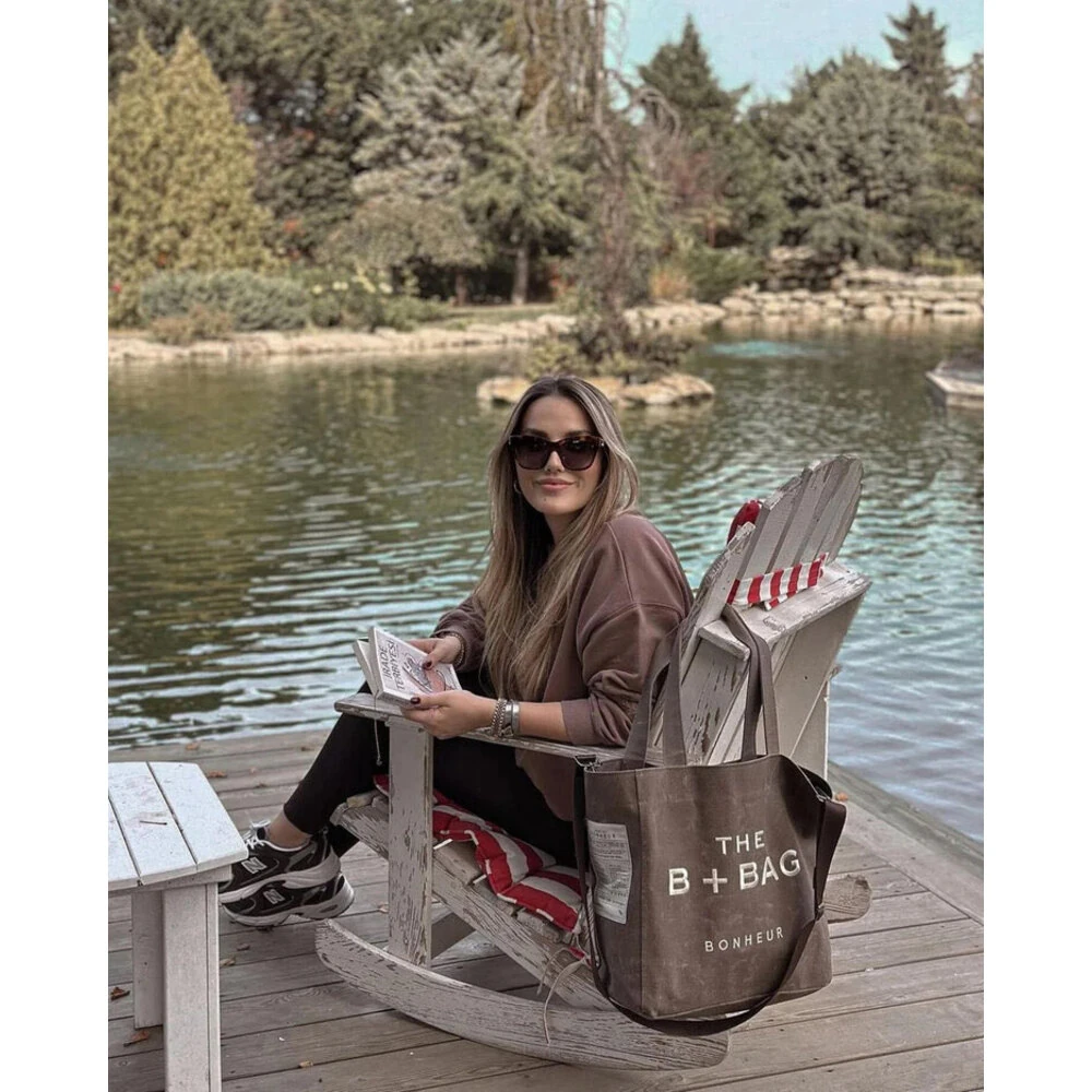 KANVAS CHOCOLATE MALT ORTA BOY ÇANTA