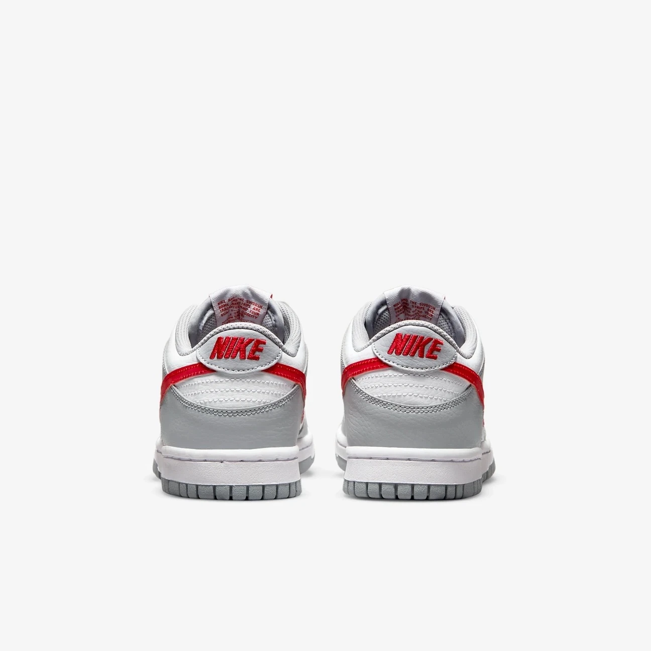 Nike Dunk Low White Grey Red