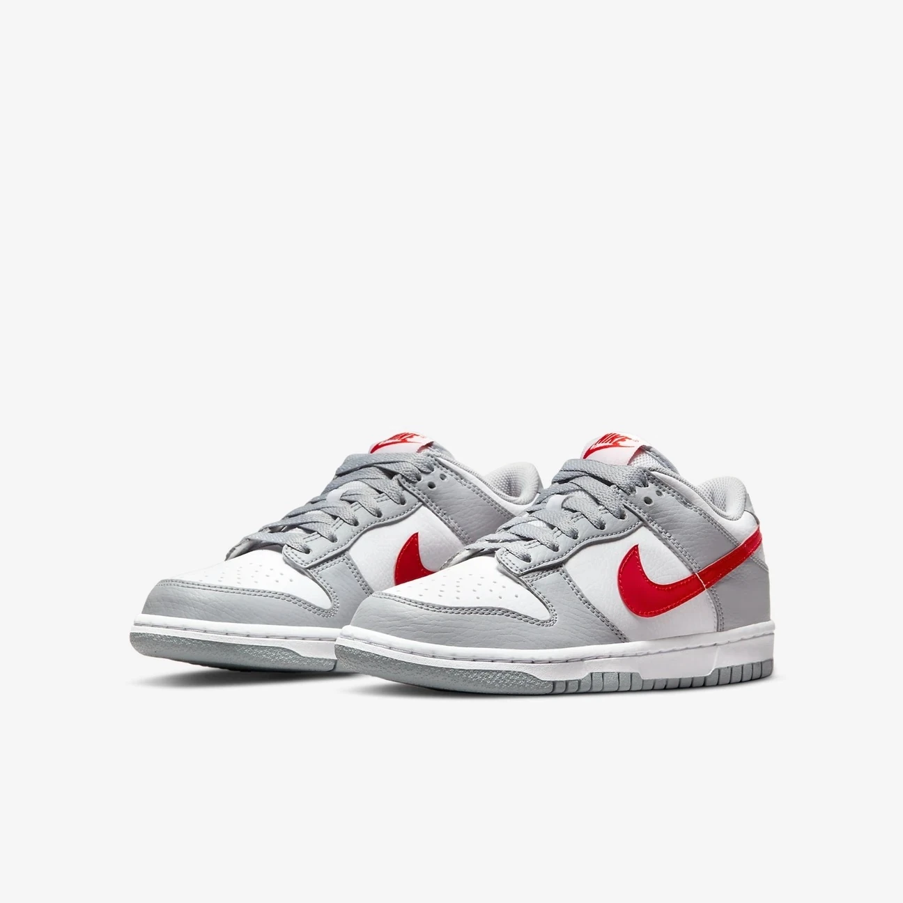 Nike Dunk Low White Grey Red