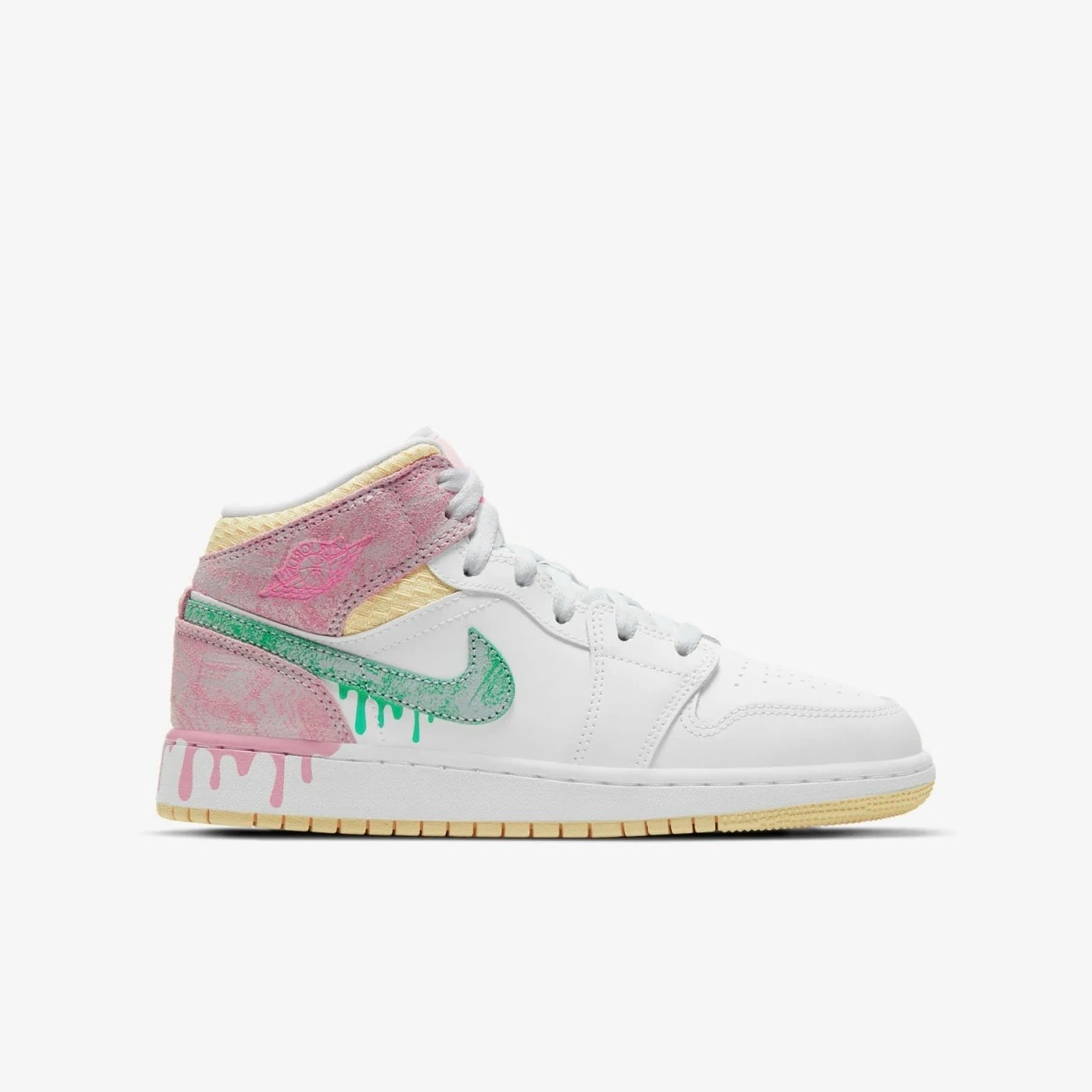 Nike Air Jordan 1 Mid SE Ice Cream Paint Drip