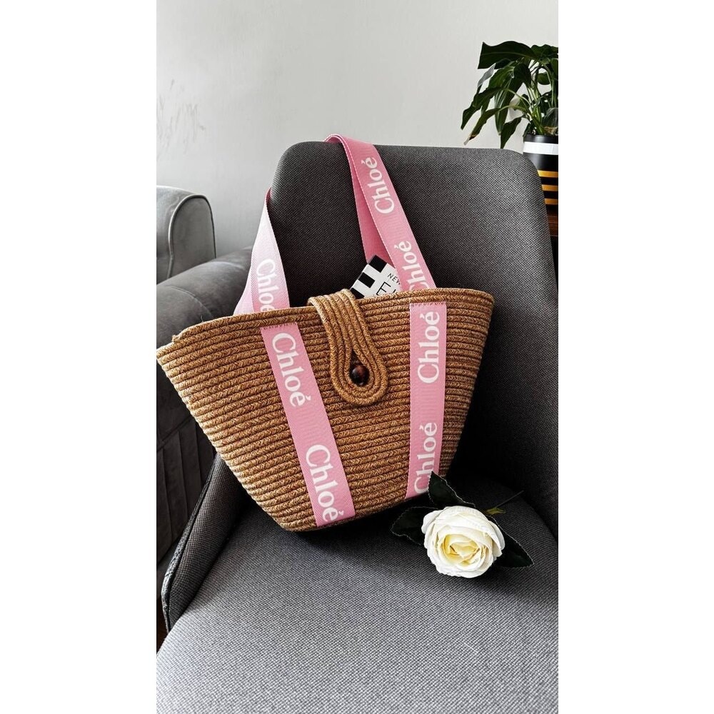 Choloe hasır çanta A kalite Ölçü: 21-43 cm