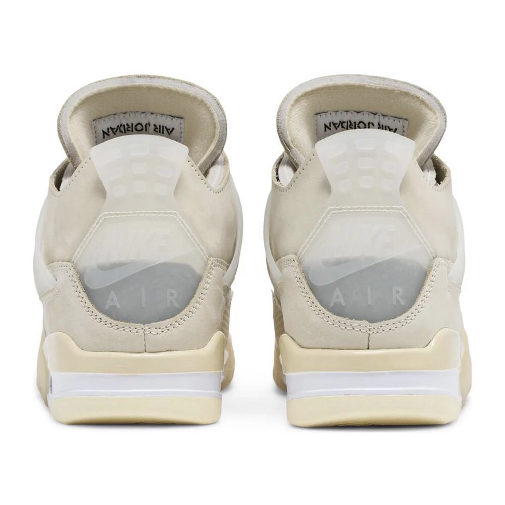 Air Jordan 4 Retro x Off  White Sail