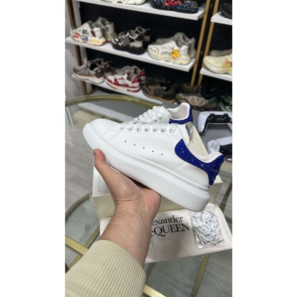 alexander mcqueen arka mavi taş