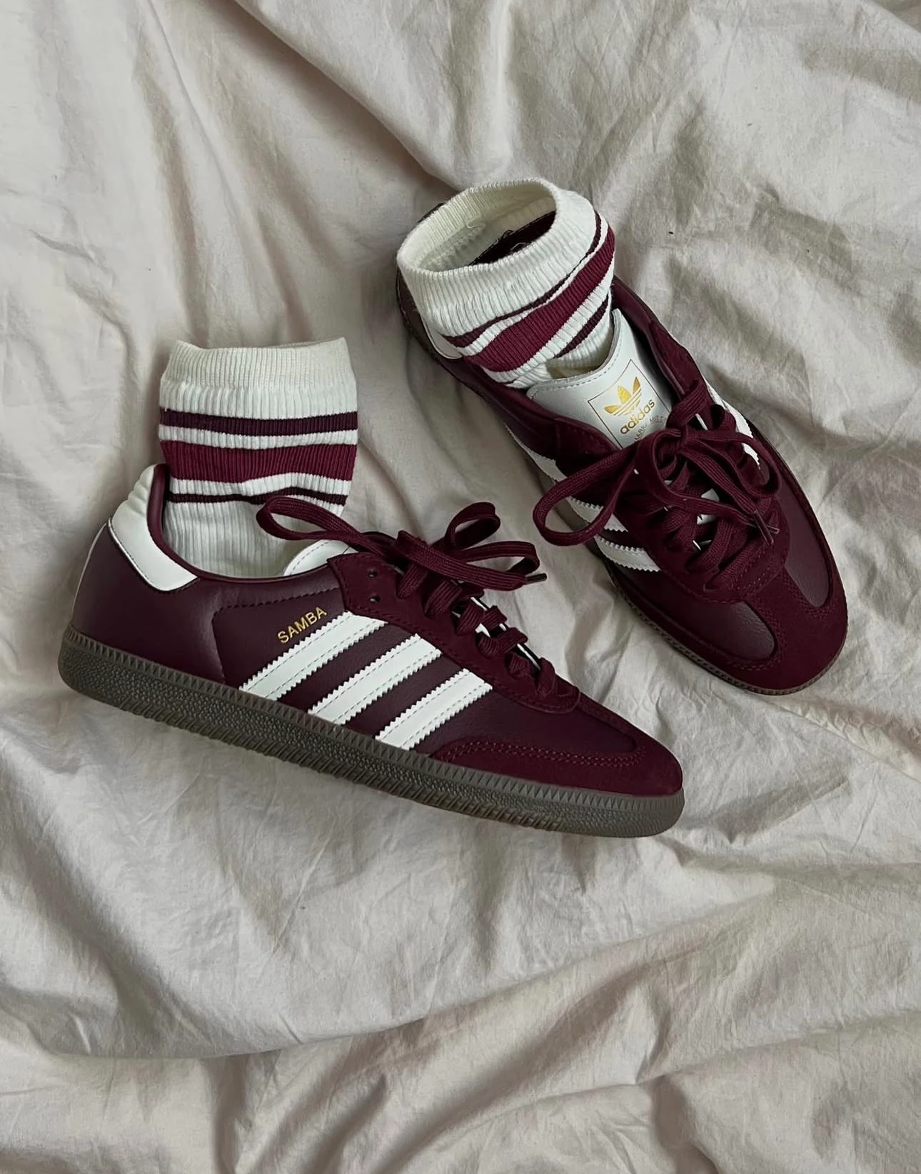 adidas Samba OG "Maroon Off White Gum"