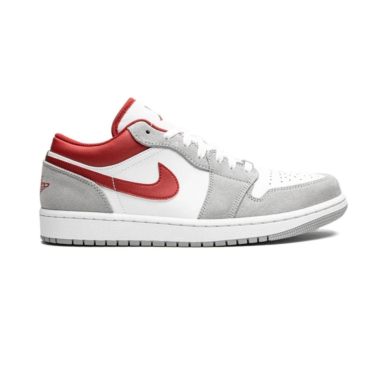 NİKE AIR JORDAN 1 LOW SE "WHITE / GREY / RED"