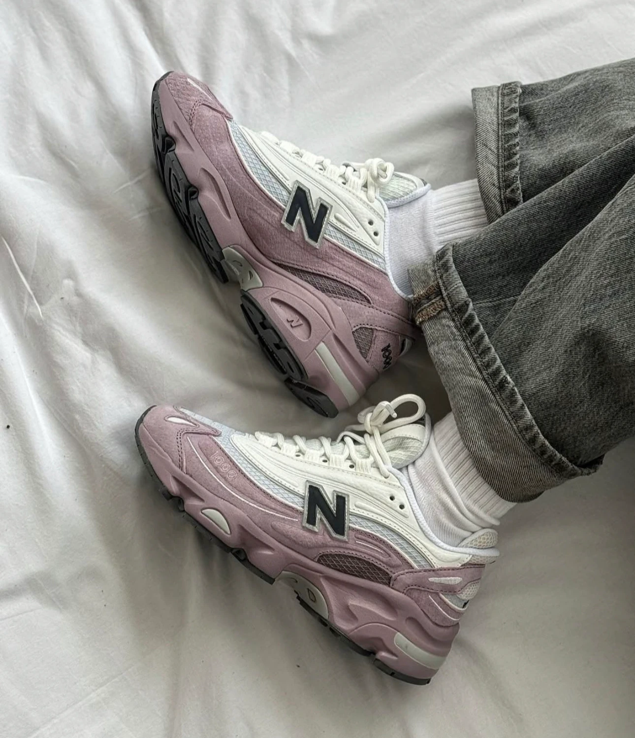 New Balance 1000 pourpre/beige