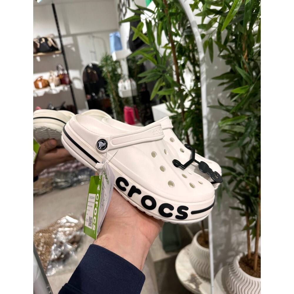 Crocs Terlik beyaz siyah   ( ÇOK SATANLAR⭐️ )