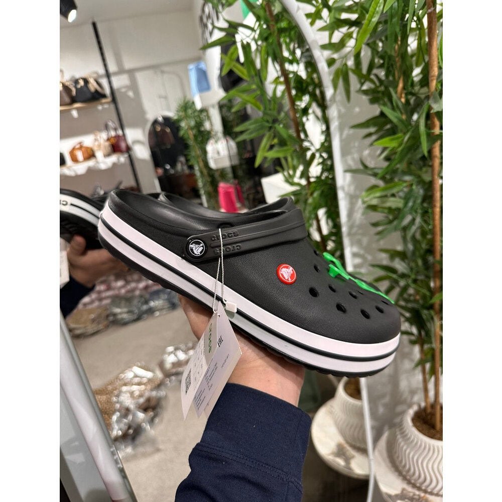 Crocs Terlik siyah beyaz klasik