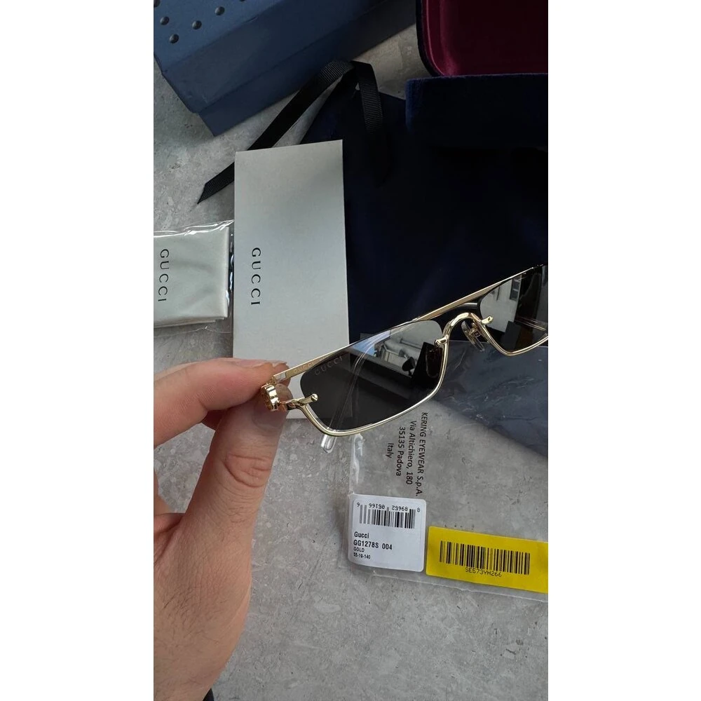 Gucci 1278s/001 Gold/Black