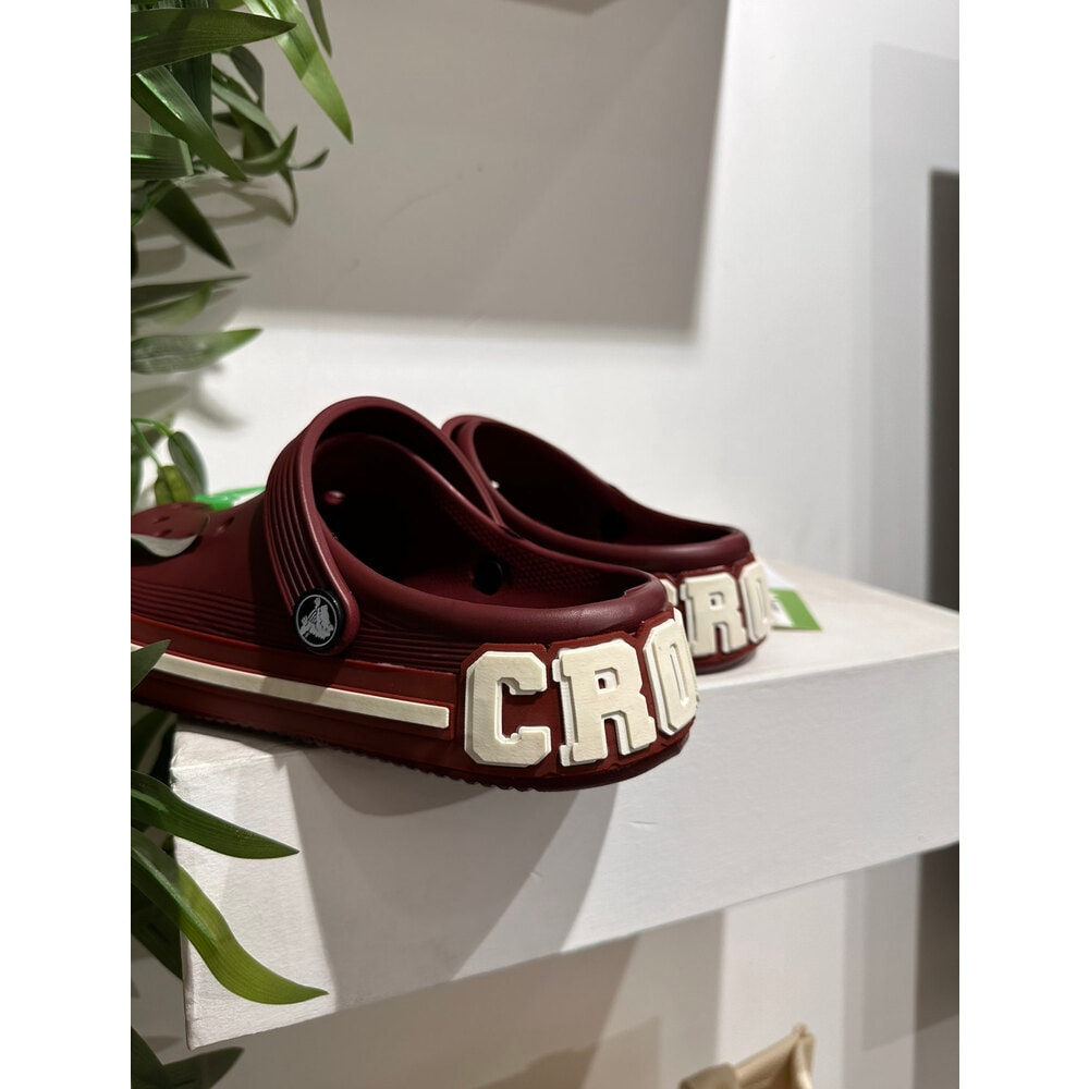 Crocs Terlik Bordo beyaz of cours yeni sezon