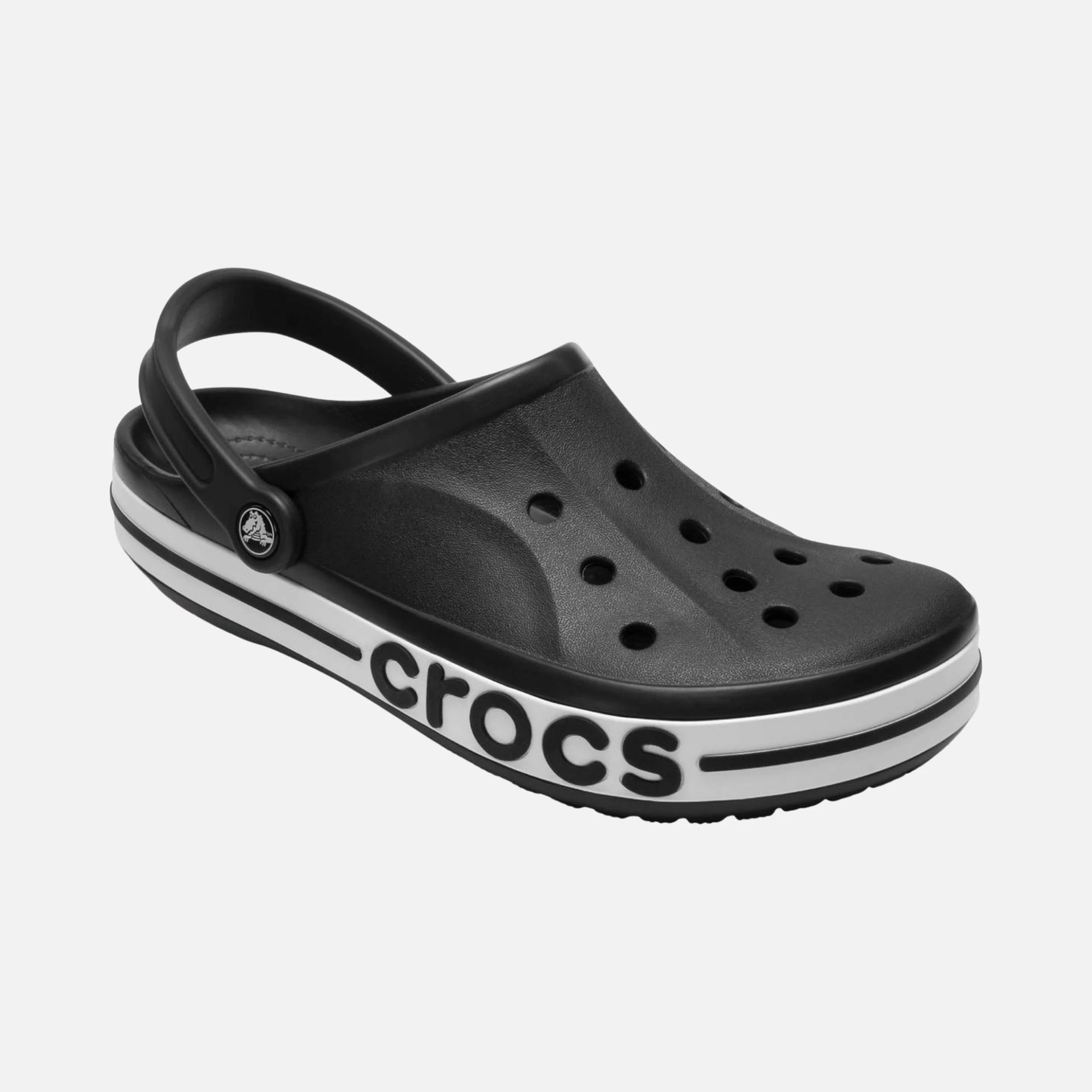 Crocs Bayaband Clog siyah yanı yazılı 