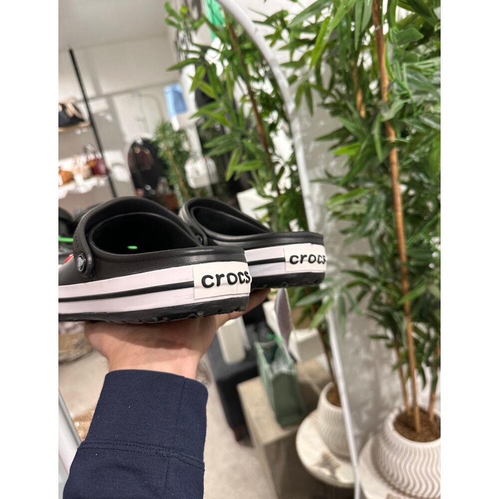 Crocs Terlik siyah beyaz klasik