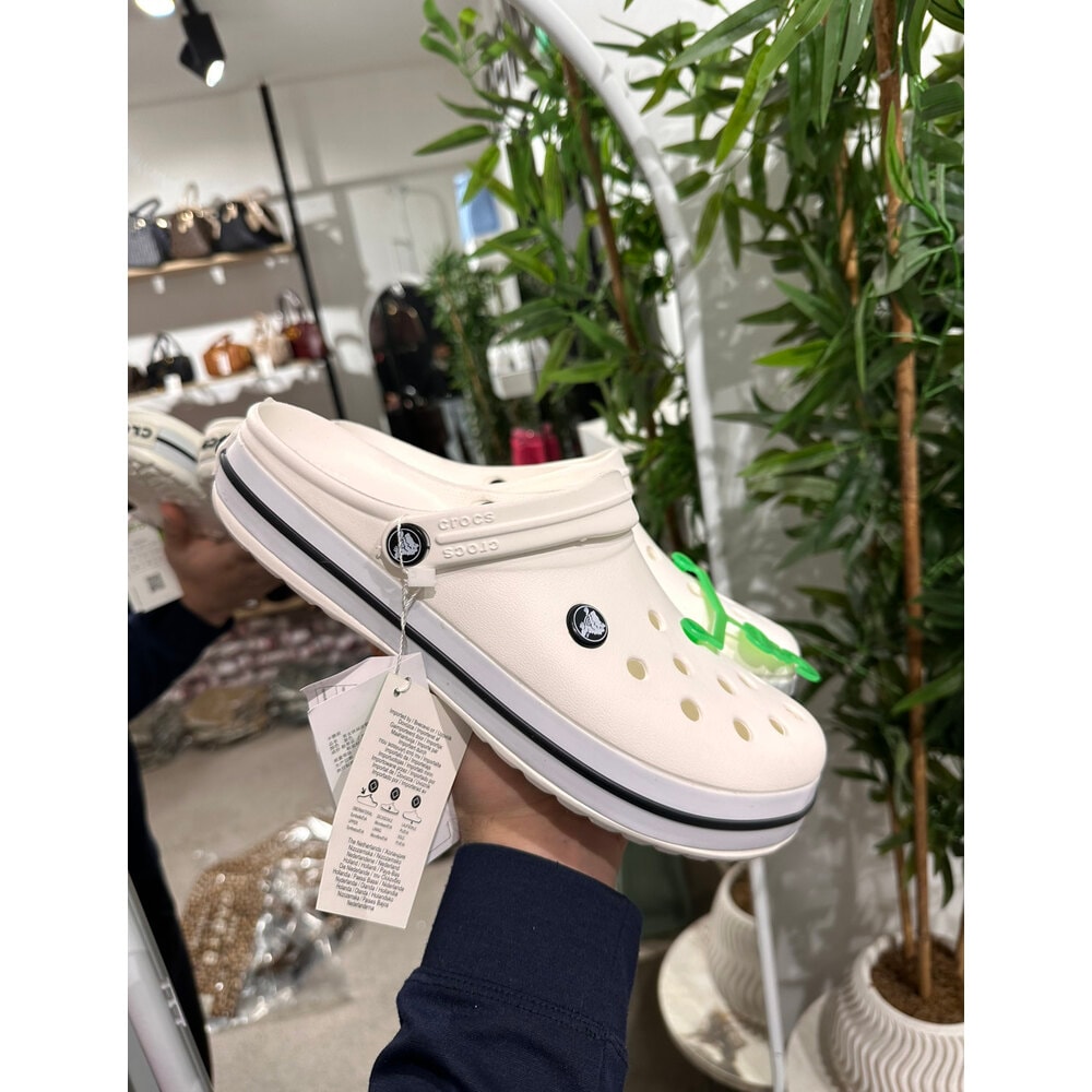Crocs Terlik beyaz siyah klasik
