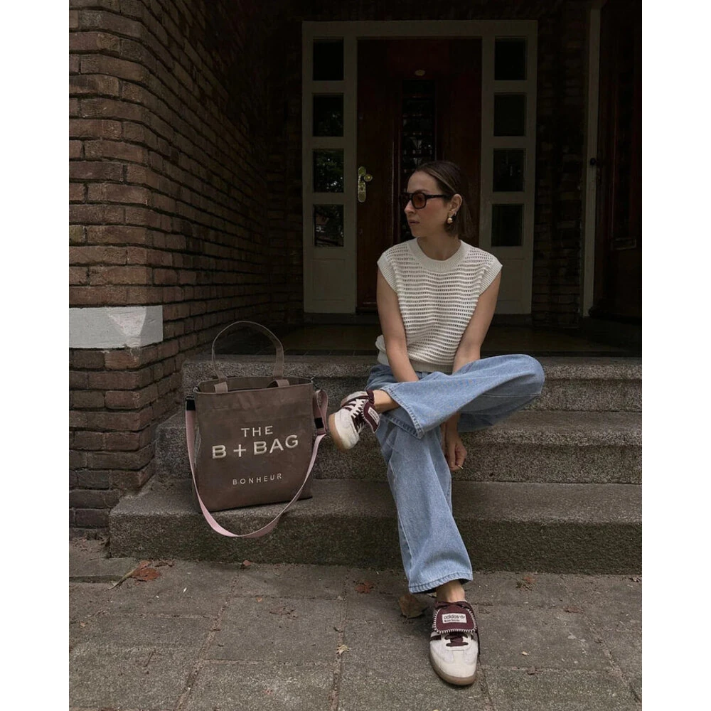 KANVAS CHOCOLATE MALT ORTA BOY ÇANTA