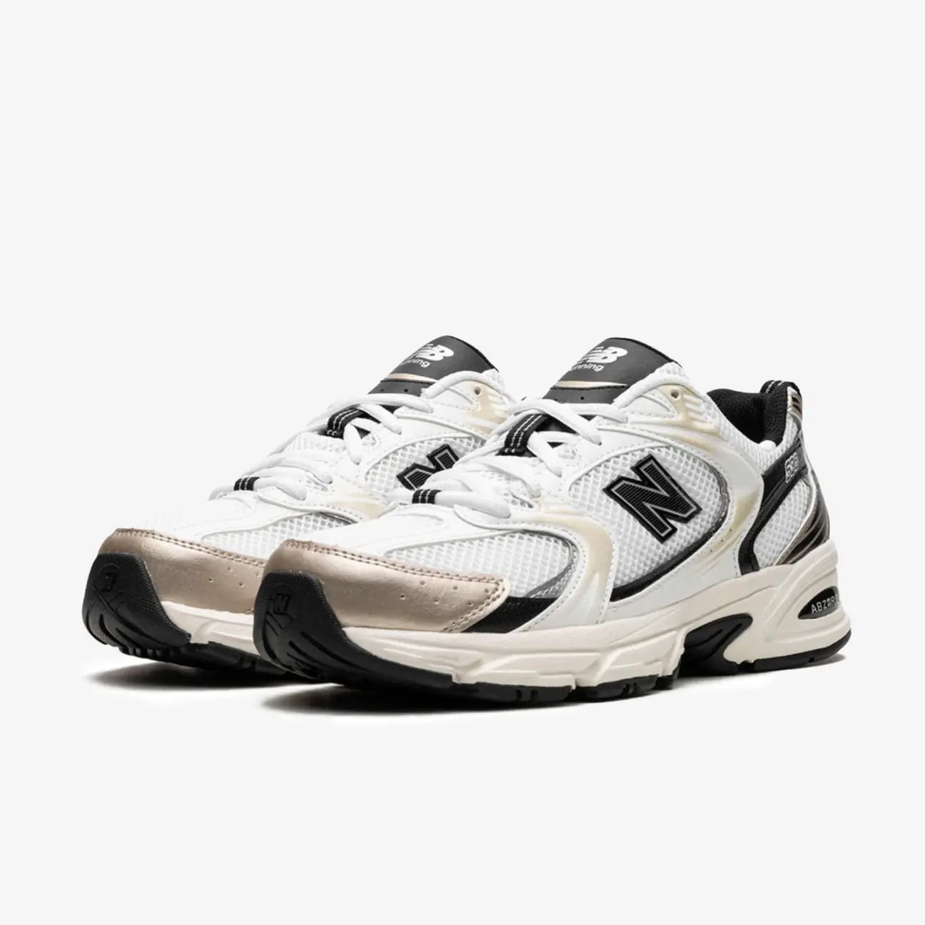 New Balance 530 White Light Gold Metallic