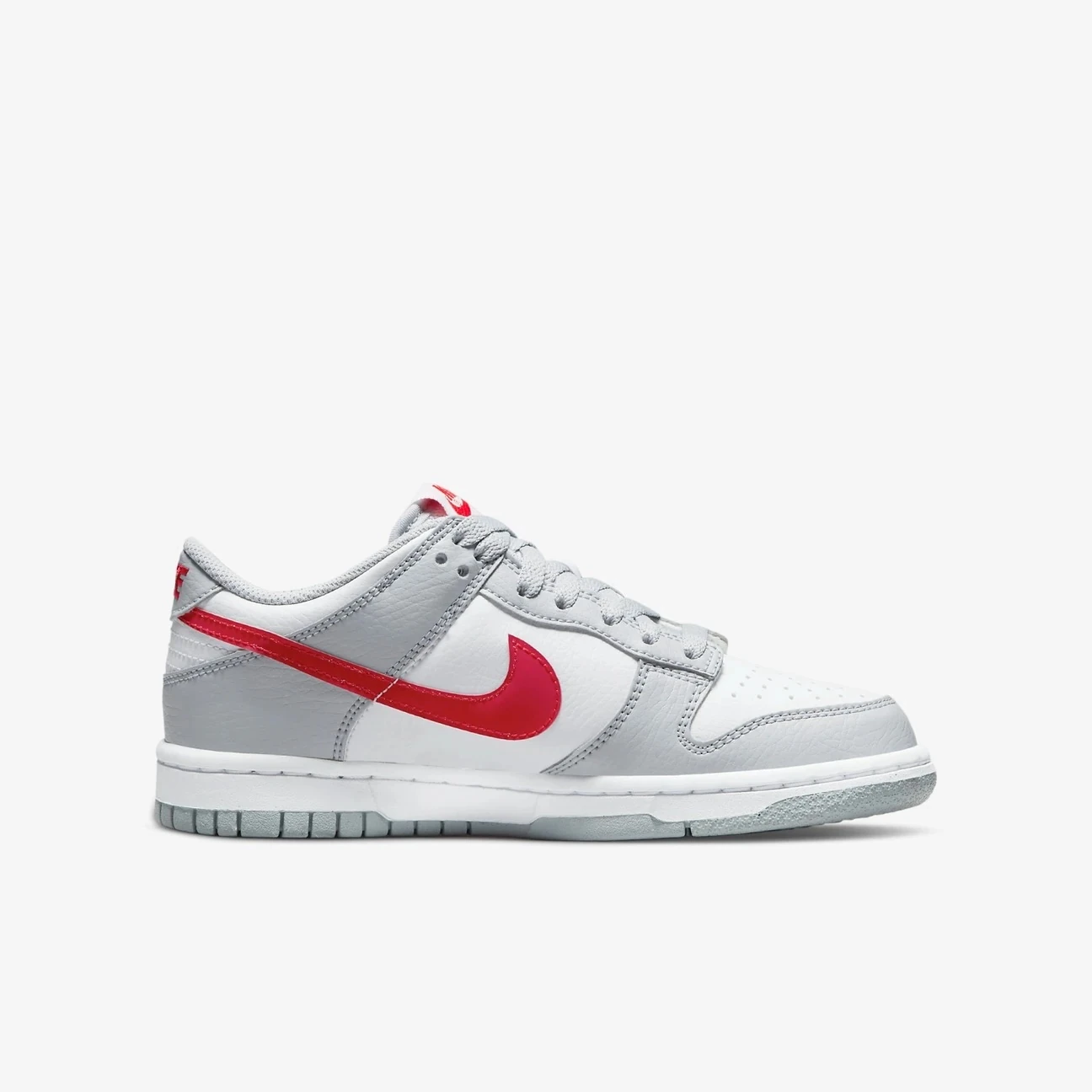 Nike Dunk Low White Grey Red