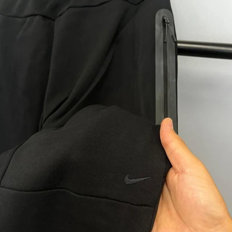 Nike Tech Fleece Fermuarlı Takım Siyah