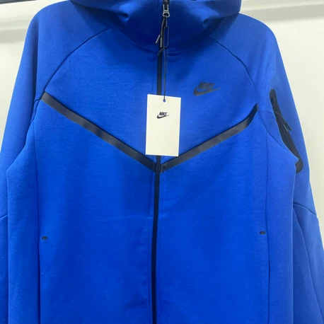 Nike Tech Fleece Fermuarlı Takım Mavi