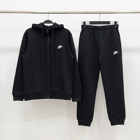  Nike Club Fleece Siyah Takım