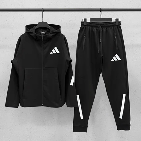 Adidas Z.N.E Eşofman Takımı Siyah/ Beyaz Logo