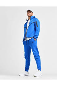 Nike Tech Fleece Fermuarlı Takım Mavi