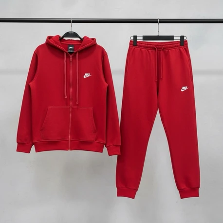  Nike Club Fleece Kırmızı Takım