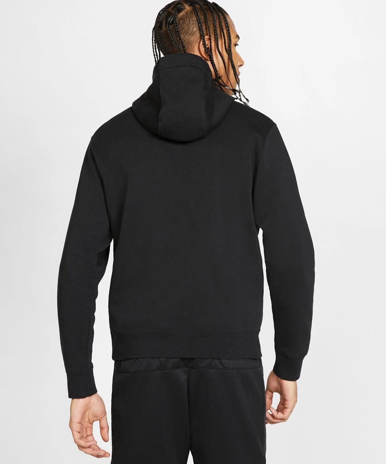 Nike Club Fleece Hırka Siyah